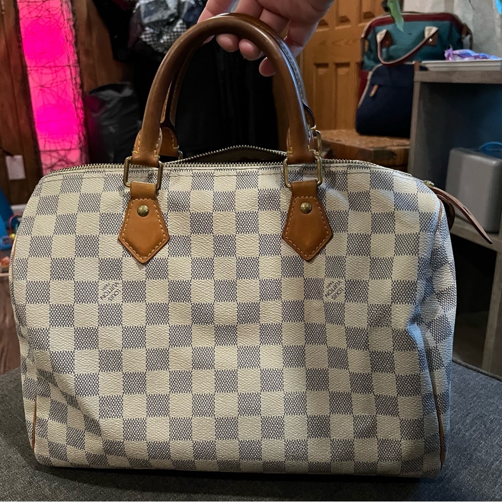 Louis Vuitton speedy 30 Damier Azur